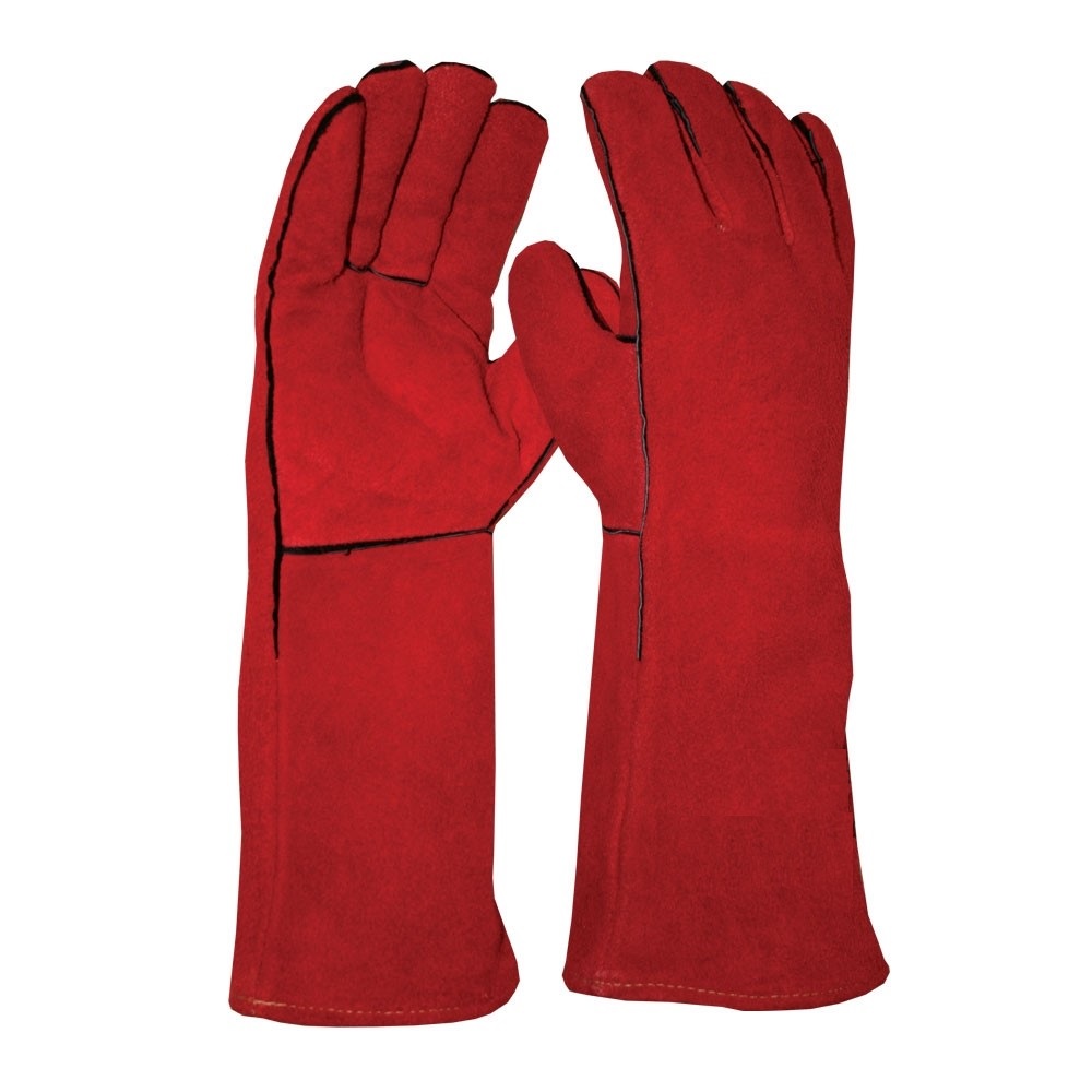 Thickened Wear-Resistant And Heat-Insulating Two-Layer Full Cowhide Welding Safety Gloves
