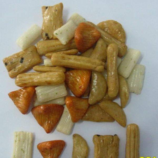 Tasty Salted Pure Roasted Rice Cracker Mix Coated Peanuts Mixed Snacks
