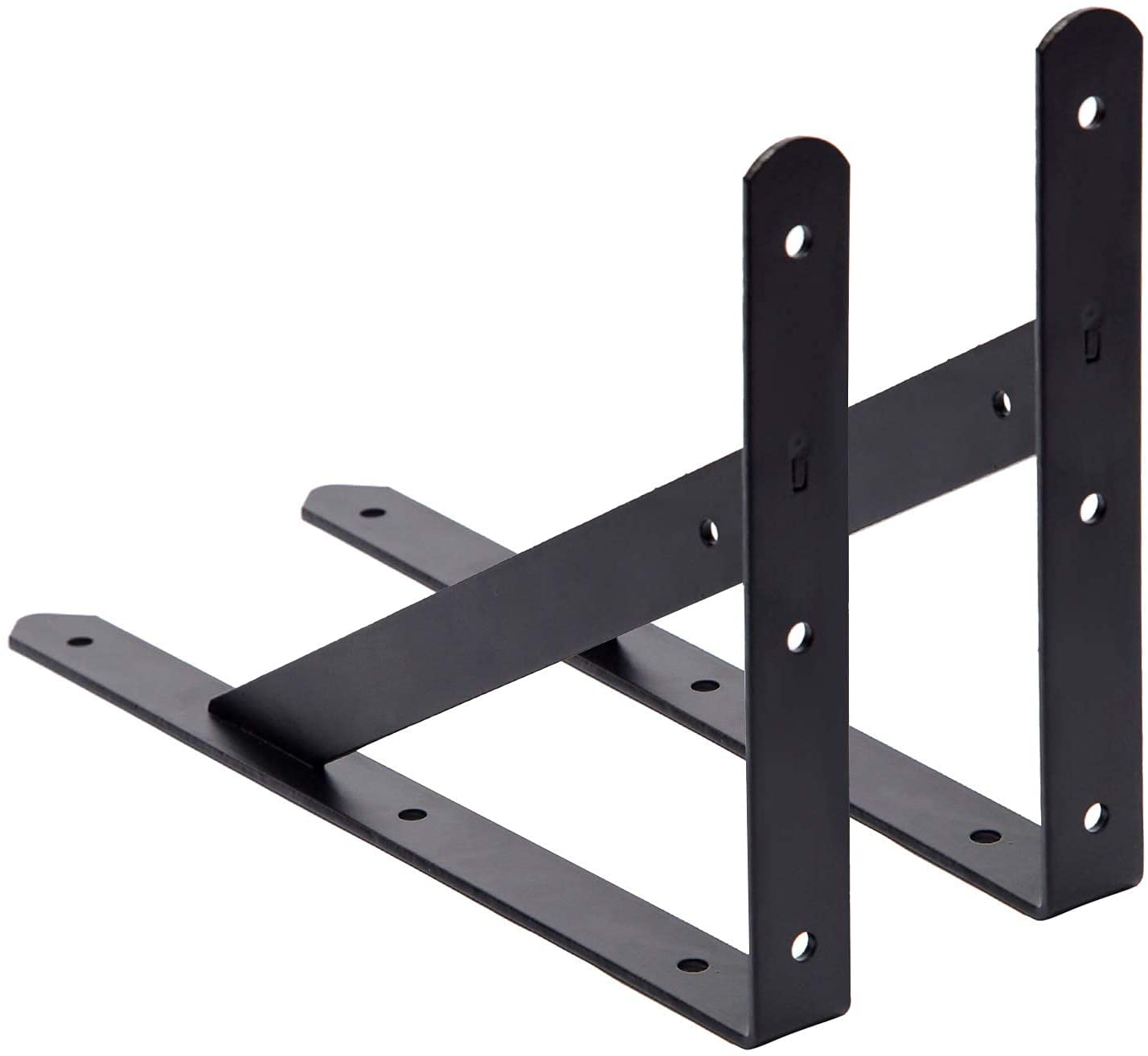 5mm Thickness Steel Q235 Ladder Style Ceiling Mounted Floating Shelf Brackets