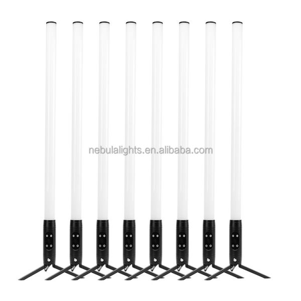 NEBULA 360 LED RGB Pixel Battery Tube Light IP65 Wireless DMX DJ Wedding Event Stage Light