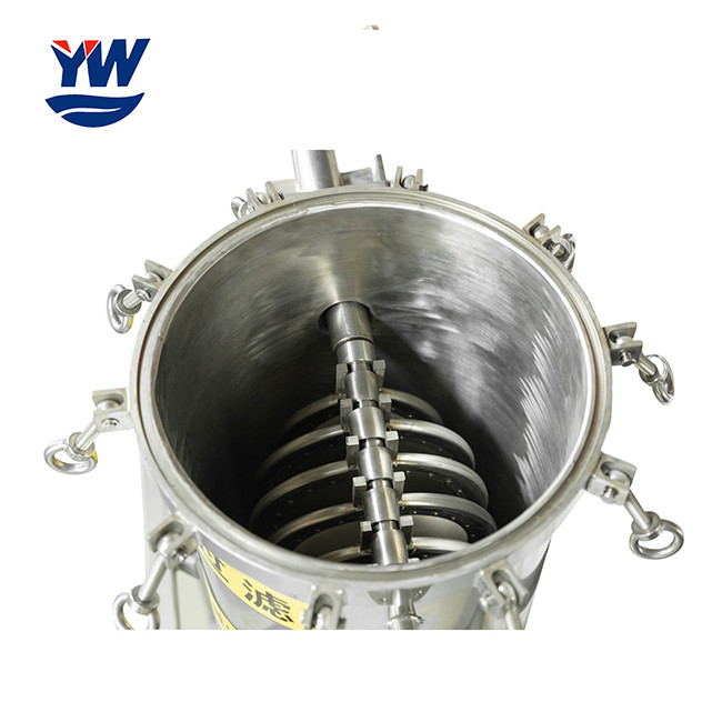 Metal Vertical Leaf Filter Housing Lubricating Oil Decolonization Purify