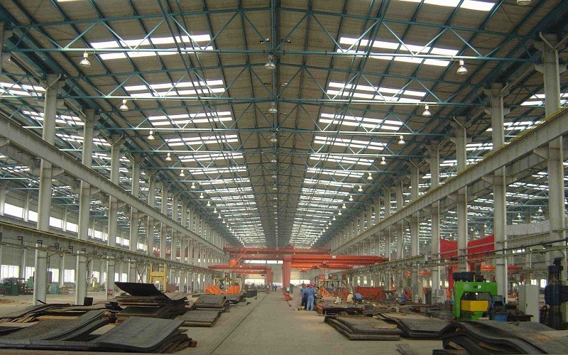 Q345B Multi Storey Steel Structure Car Parking Automatic Hot Dip Galvanized Surface
