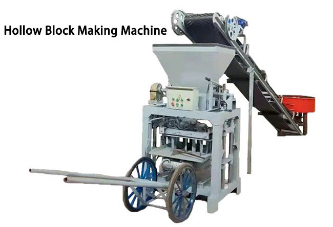Concrete Hollow Brick Making Machine 4480 Pcs/8hours 4.8kw Power