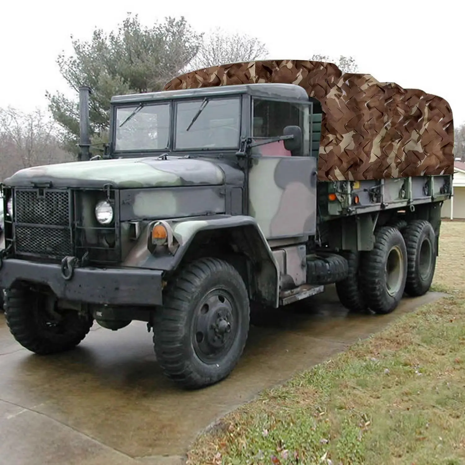 Customized Outdoor Camping Hunting Camouflage Netting Decoration Blind Cover Desert military camouflage net
