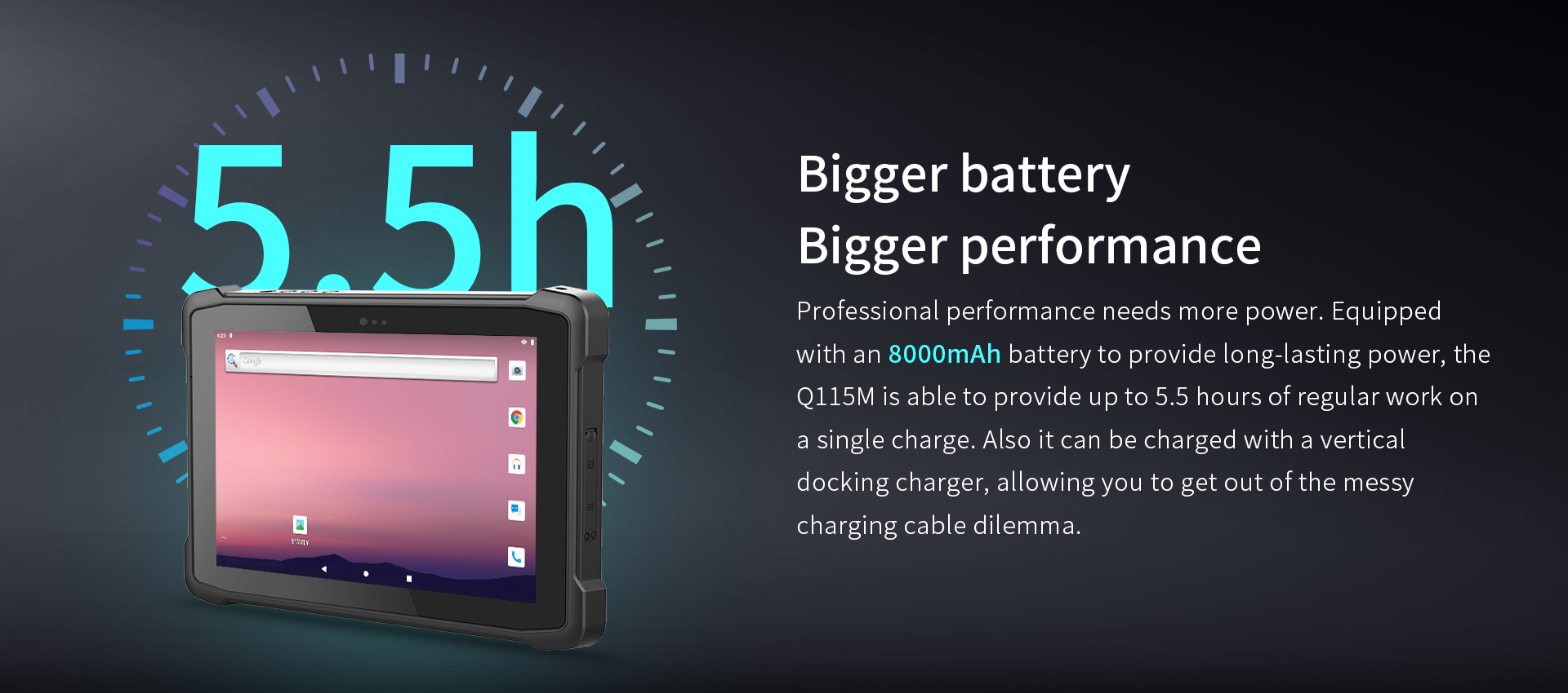 Industrial 10.1 Inch Rugged Android Tablet with IP65 Certification NFC 5G and 4G GSM