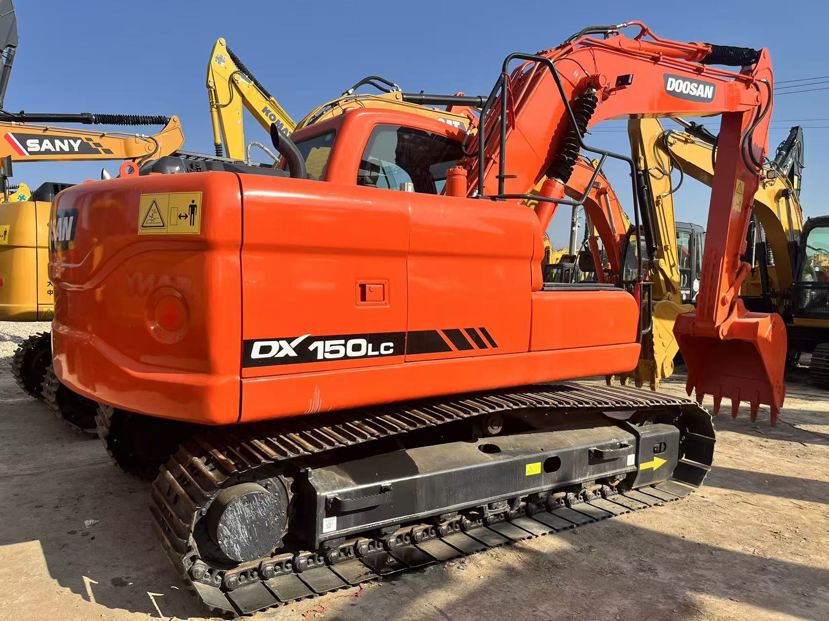 Original Doosan Made In Korea 15ton Crawler Excavator Doosan Dx150 Used Hydraulic Crawler Excavator