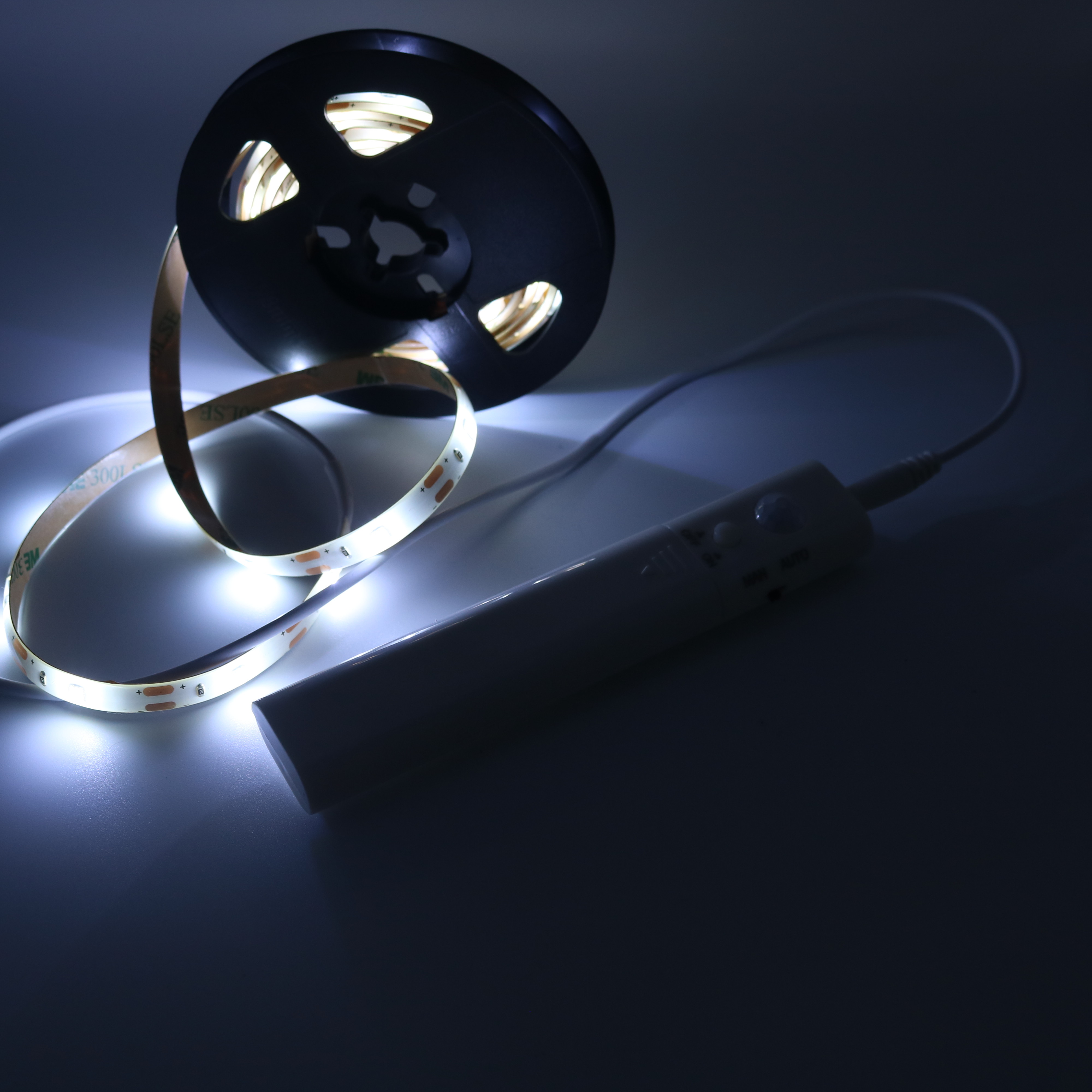DC6V 1.5m 8mm Battery Powered Motion Sensor Led Strip Light