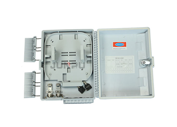 16 Core Fiber Optic Telecommunication Distribution Box / FTTH External Terminal Box