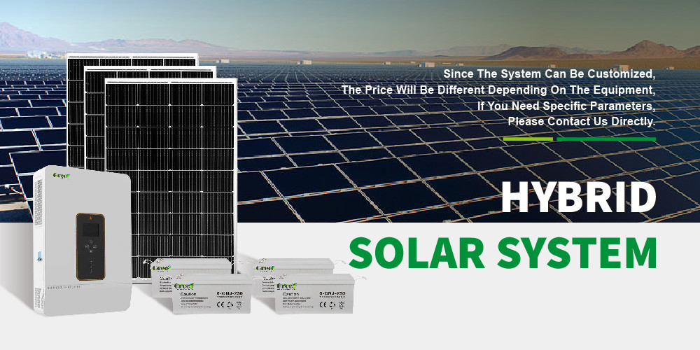10kw Inverter 48v Lithium Battery System With Solar Inverter Hybrid