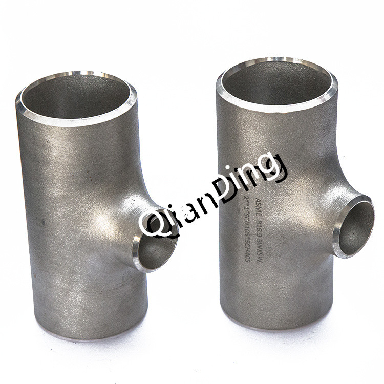 Astm A182 F304 Stainless Steel Pipe Fittings Equal Or Reducing Tee Seamless