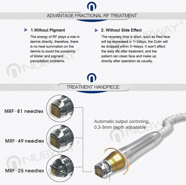 Hottest sale spa use fractional rf microneedle machine for skin rejuvenation