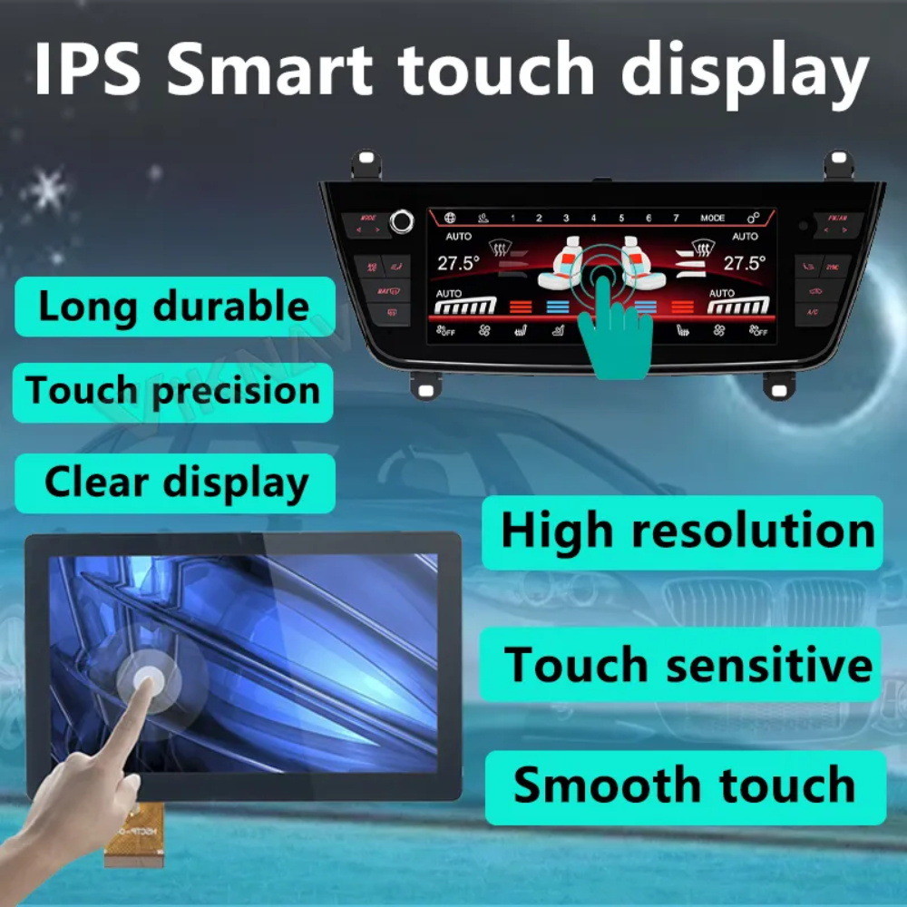 Climate Air Conditioning Lcd Touch Screen Ac Control In 2013-2020 Bmw 2 3 4 Series