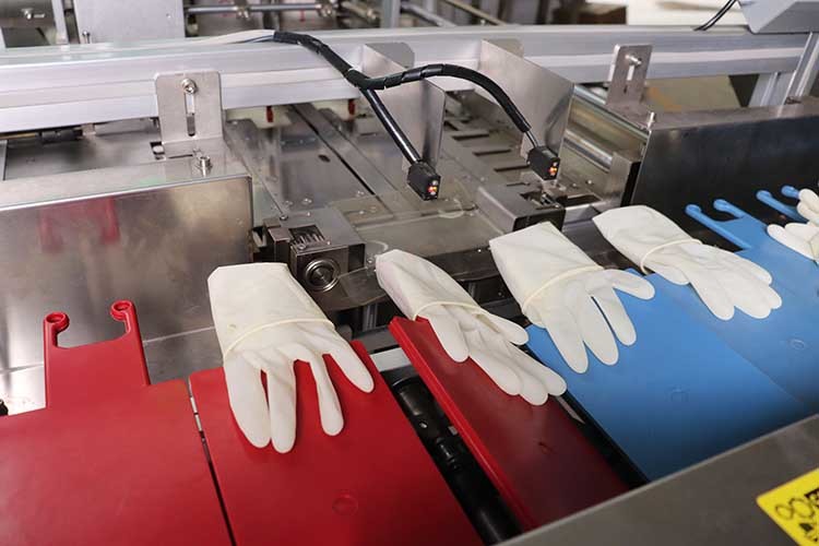 220V Surgical Glove Packing Machine / Packaging Machine Glove Wallet