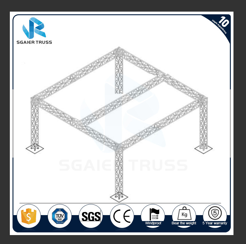 Advertising Trade Show Stands , Lightweight Backdrop Trade Show Truss Displays