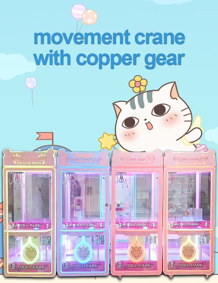 Cute Bears Coin Operated Vending Machine For Gift Shop Game Center