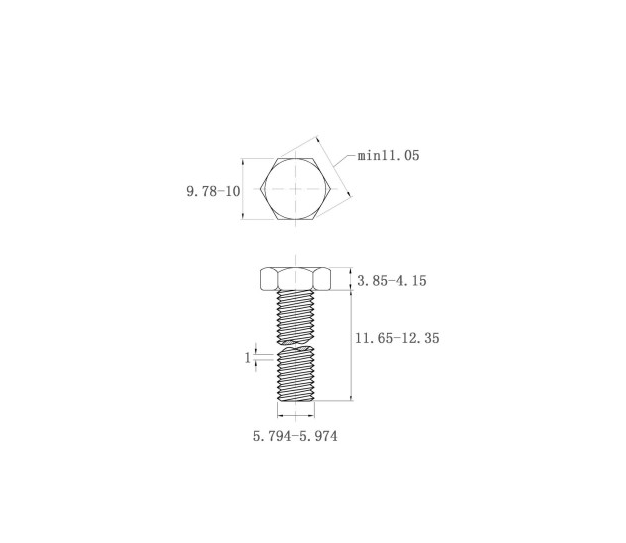 White NXF 2205 Duplex Stainless Steel DIN933 M6*20 Grade D6 Washed Hex Head Bolts for Machinery Stock
