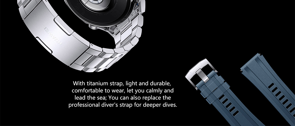 HUA-WEI WATCH Ultimate Sports Diving 100 Meter Deep Diving Outdoor Exploration Support Two-Way Beidou Satellite