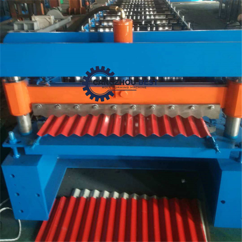 Traditional 13/3 Steel Φ450mm Roofing Sheet Manufacturing Machine