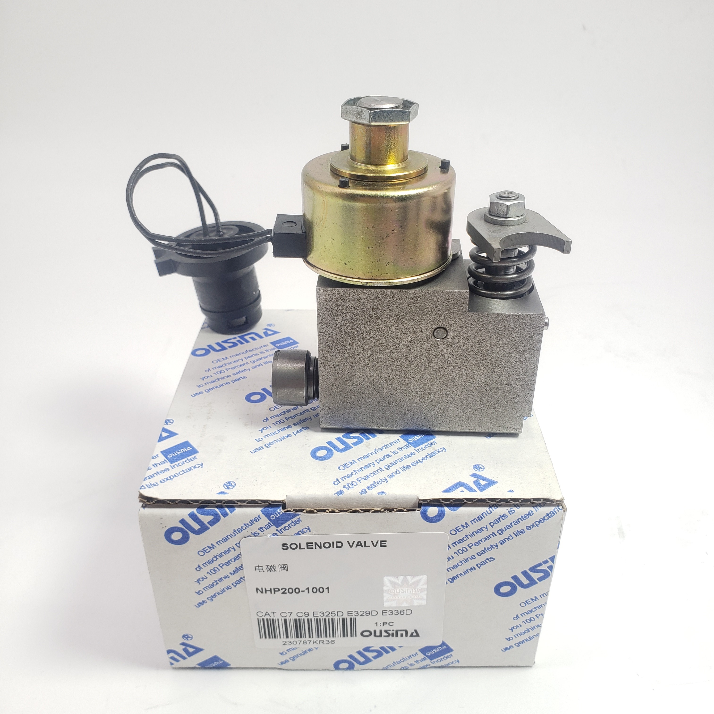 Solenoid Valve NHP200-1001 For CAT C7 C9 E325D E329D E336D