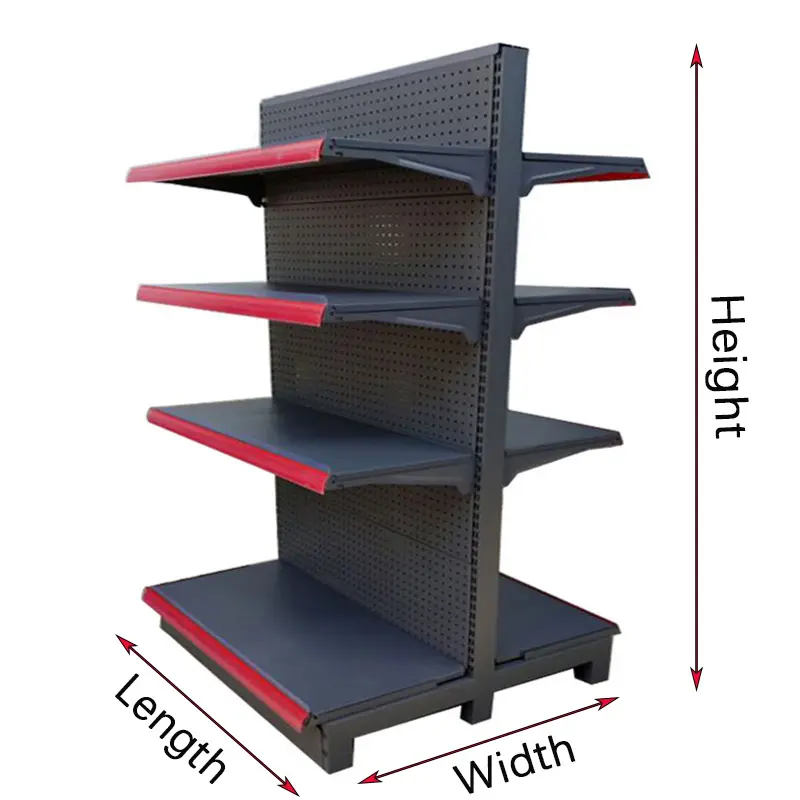 Factory Quality Guaranteed Good Production Line Customizable Supermarket Shelves