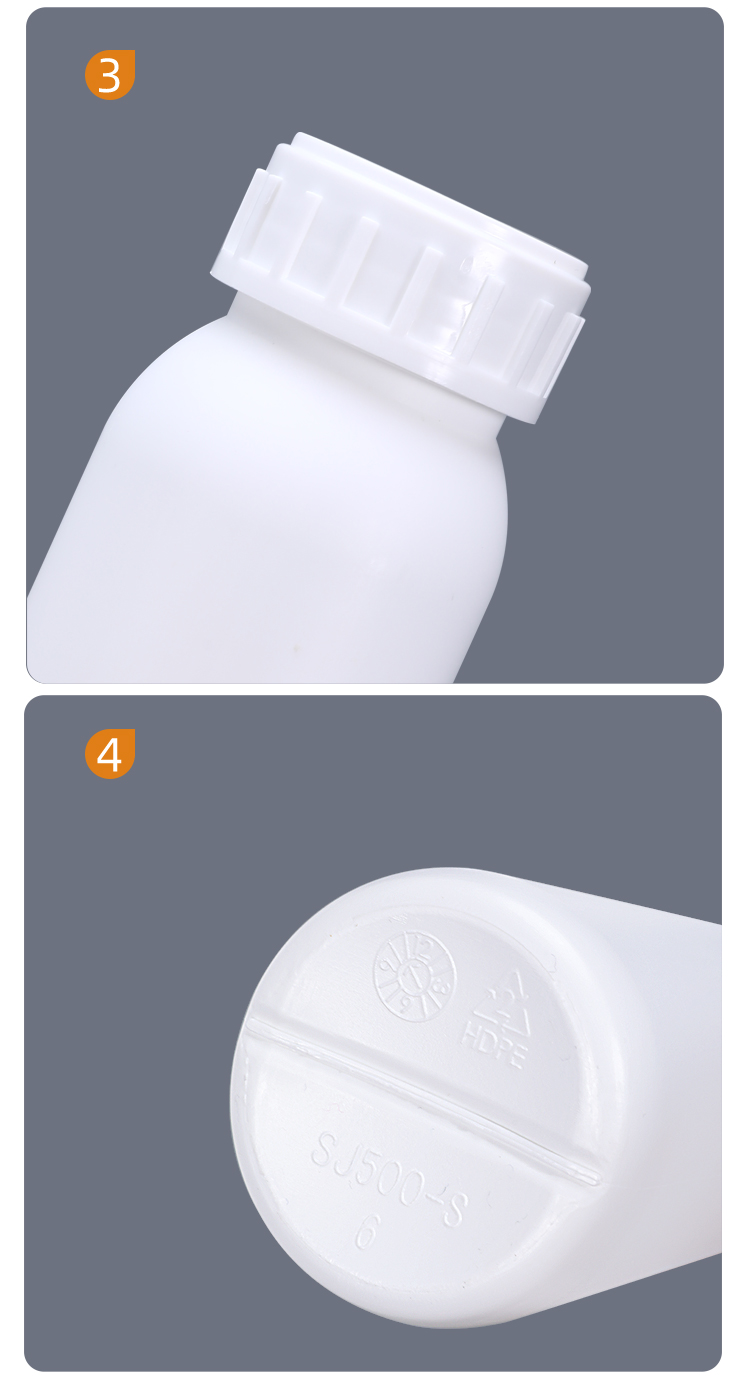 Deltamethrin Pesticides 500ml Coex Evoh Bottle with Green Lid and Plastic Screw Cap