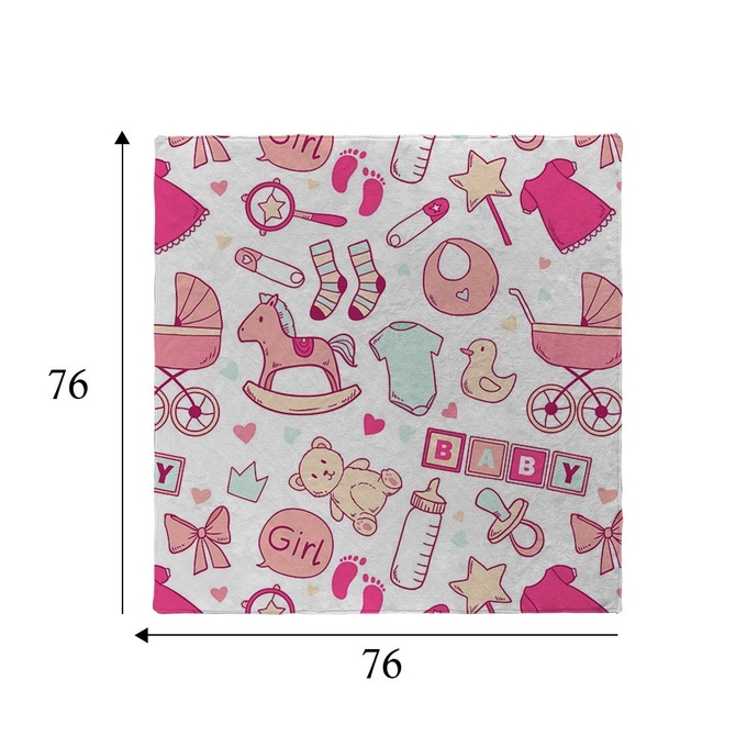 Sublimation Baby Swaddle Receiving Blanket For Sublimation Printing