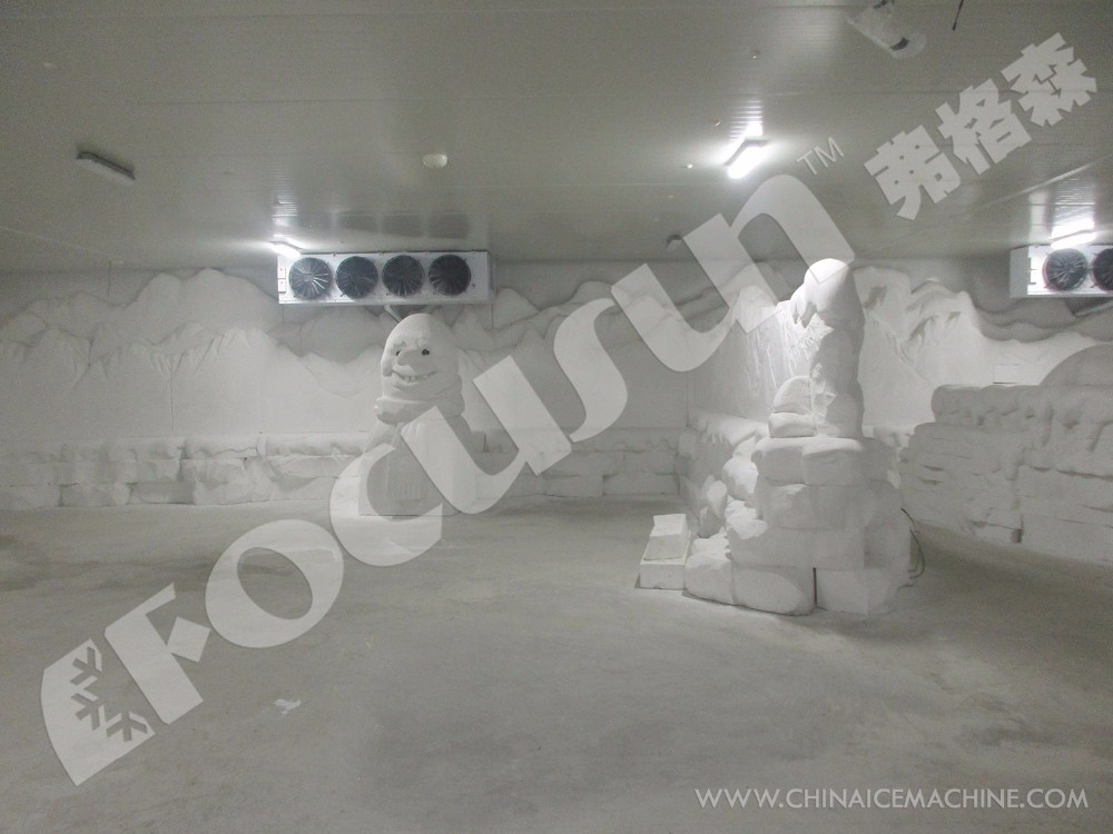 Commercial Snow Making Machine Best Indoor Snow Falling Maker with R404A Refrigerant