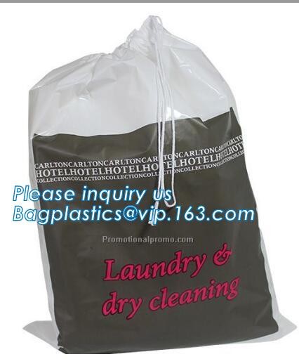 Biodegradable 22" X 28" Nylon Laundry Bags Two Shoulder Straps For Easy Backpack Carrying With bagplastics bagease packa