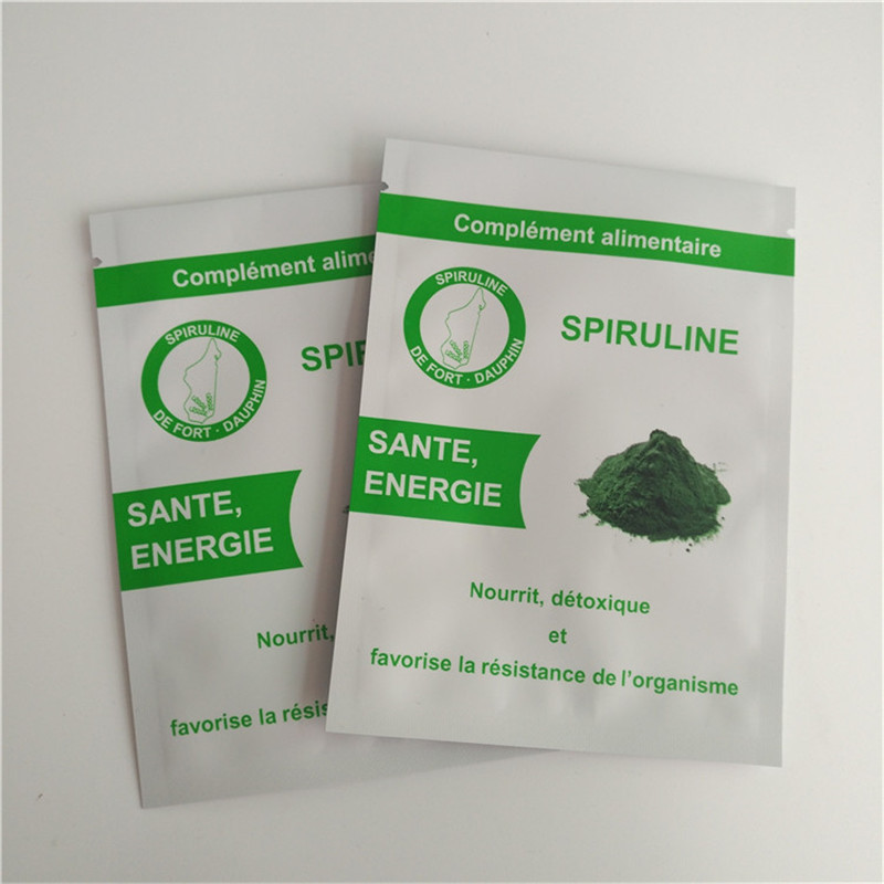 Aluminum Foil Food Grade Stand Up Pouches Three Side Seal Eco Coffee Powder Bag
