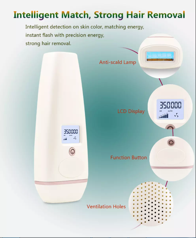 Soft Light Laser Hair Removal Machine , Home Women'S Hair Removal Devices