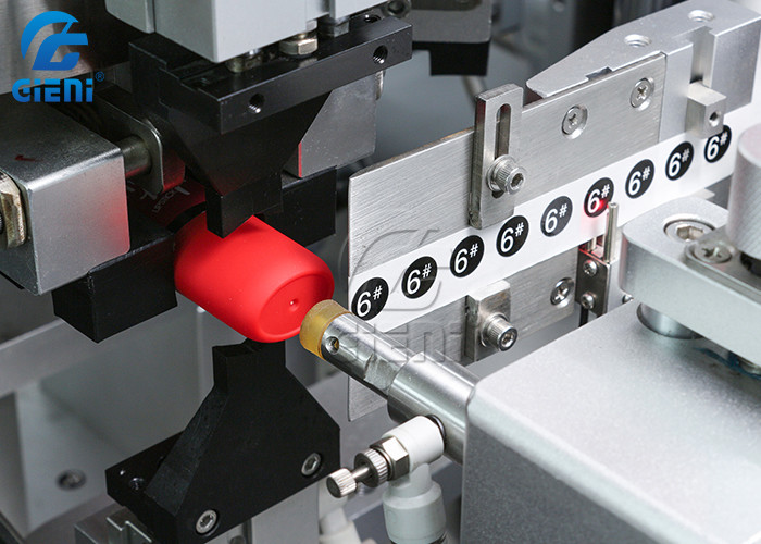 90pcs/Min Lip Balm Gloss Tube Labeling Machine 30mm Diameter