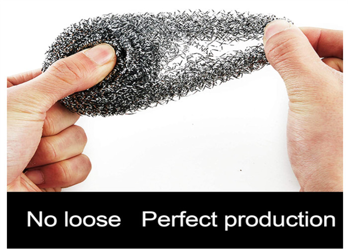 Strong Cleaning Stainless Steel Sponge Scrubber 10g For Plate / Removing Rust