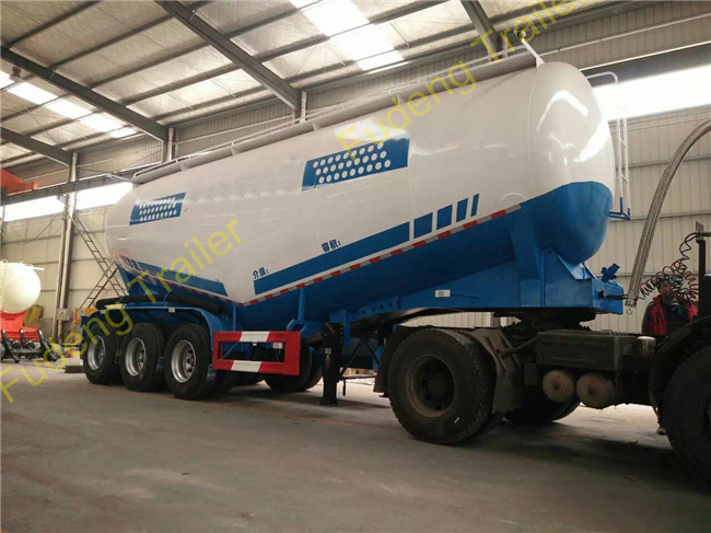 50 CBM 55 CBM 60 CBM Bulk Cement Tanker Trailer bulk cement powder cargo tanker