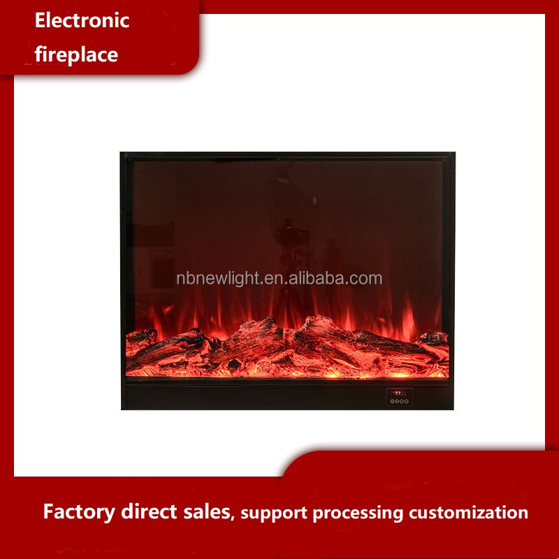 Indoor Villa Heating Fireplace with High Satisfaction Custom Four-Color Remote Control