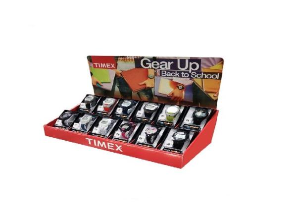 Quality Paper Cardboard Luxury Watch Display , Counter Display For Watch for sale