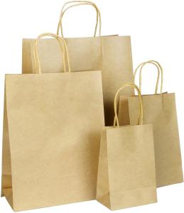 Buy cheap Recyclable Assorted Sizes Anti Oil Kraft Paper Food Bags product