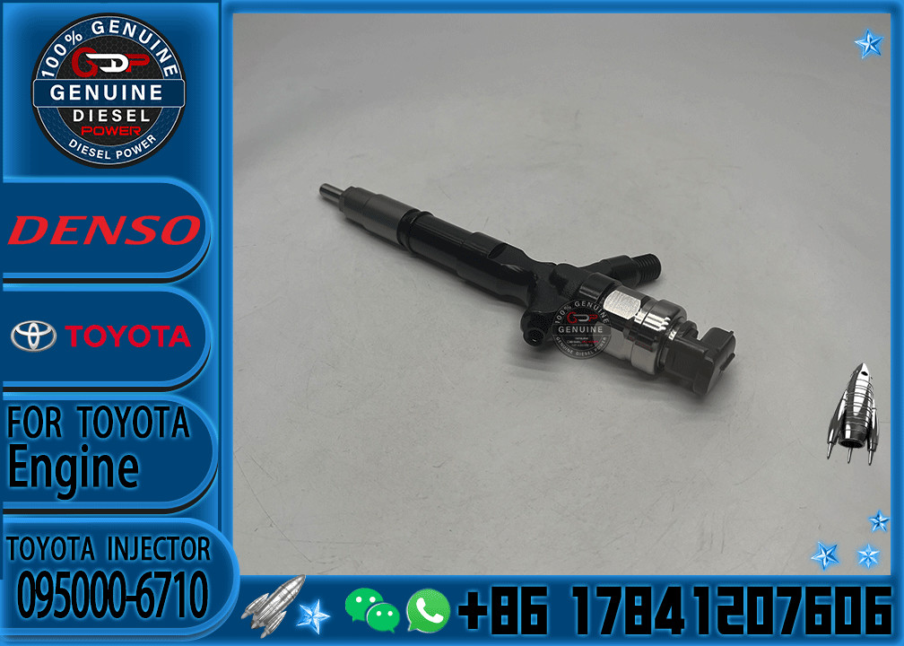 New Common Rail Injector 23670-39265 095000-6710 095000-7010 for 1KD 2KD Diesel Nozzle High Quality