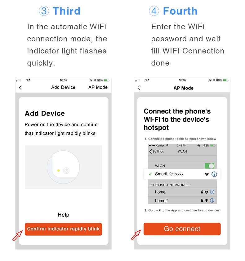 Tuya Smart WiFi Smoke Detector APP Control Remote Alarm SMS Notification 80DB Siren