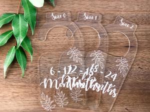 12 Pcs Baby Cloth Divider Card Hanging Clothes Closet Shelf Dividers Monthly For Babies