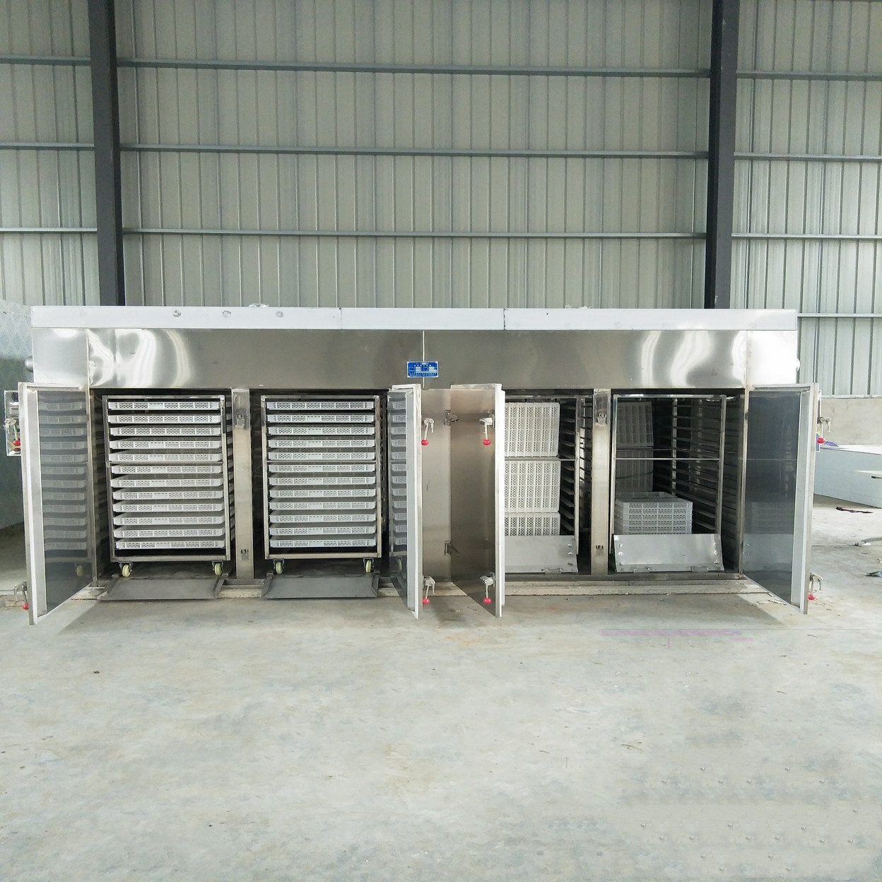 Automatic Hot Air Circulation Tray Dryer Pumpkin Seed Hemp Flower