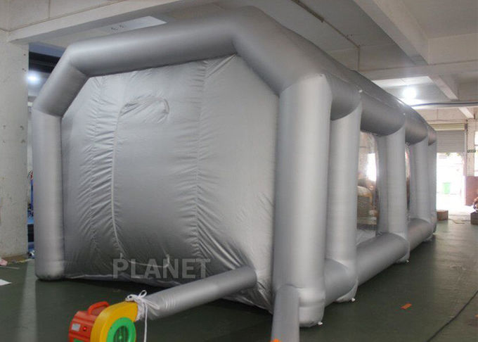 Outdoor Inflatable Spray Booth With Two Blowers Removeable Filter