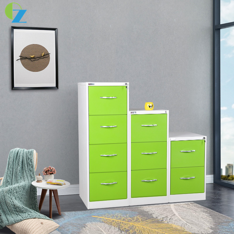 KD Structure Letter Size Vertical Steel Filing Cabinets 4 Drawer Office
