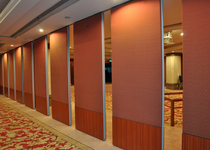Stackable Acoustic Partitions , Folding Internal Doors , Restaurant Movable Partitions