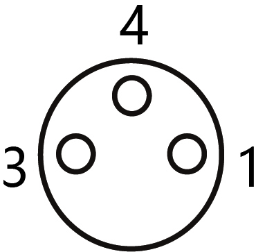 IP67 M8 Connector Harness Double End Precast Wire Harness Male / Female Bend 3P PUR 3m