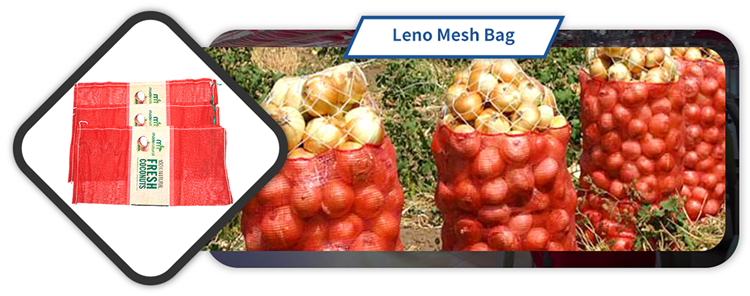 Drawstring HDPE Red Polypropylene Pp Leno Mesh Packing Bag with Label