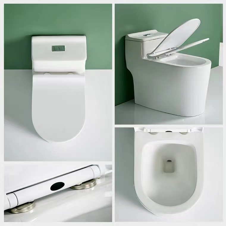 One Piece Dual Flush Sanitary Ware Toilet Floor Mounted 3D Design