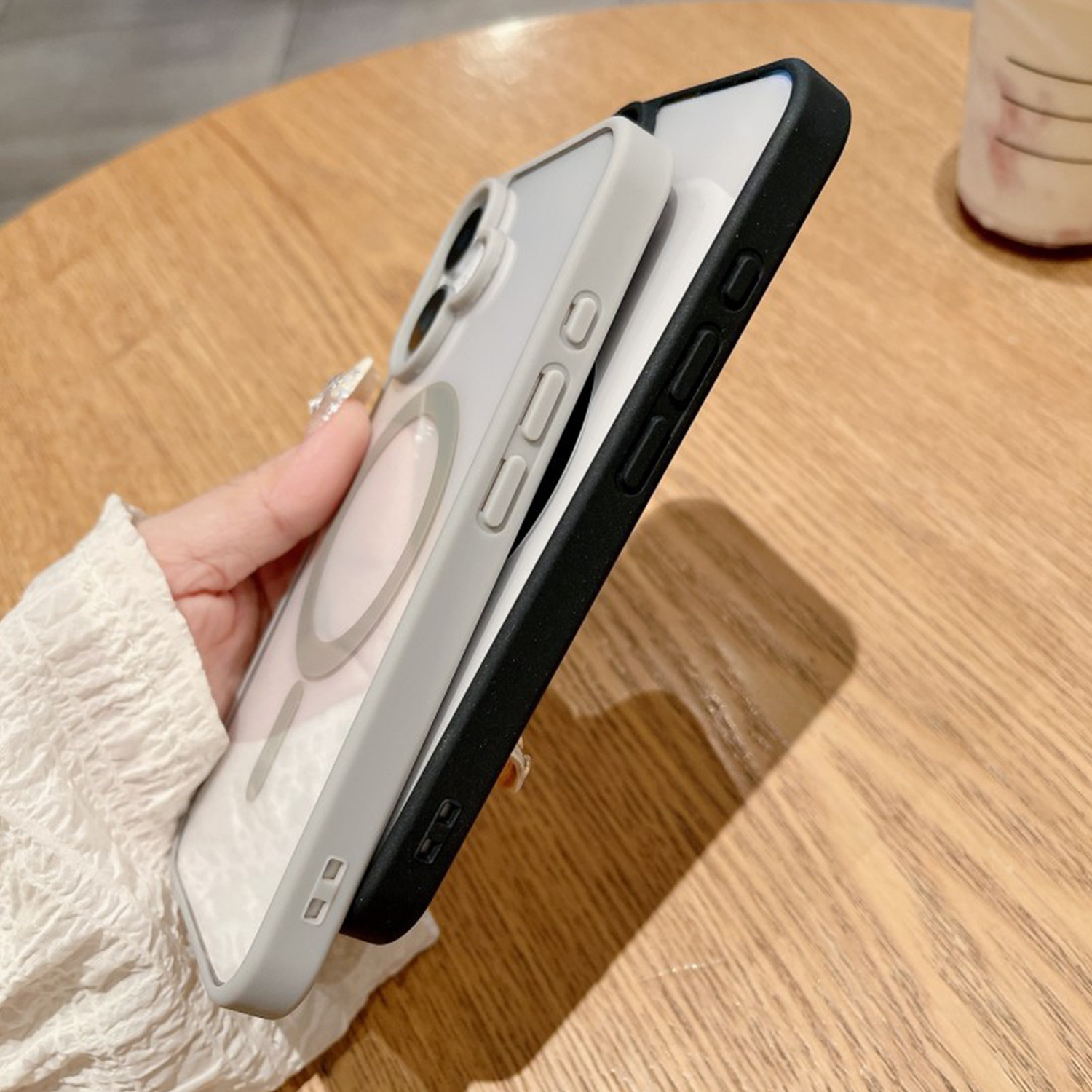 Shockproof Magsafe Phone Case N52 With Camera Stand
