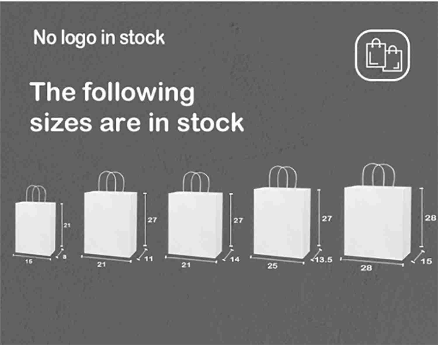 Pantone Colored Mini Kraft Paper Shopping Bags Euro Tote Bags