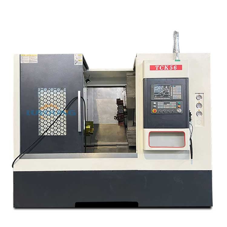 750mm Metal Precision Mechanical Lathe Machine TCK56 Slant Bed Lathe