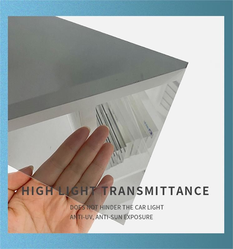 Rectangle Shape RV Window Acrylic Sheet with High Weather Resistance 3mm Thick